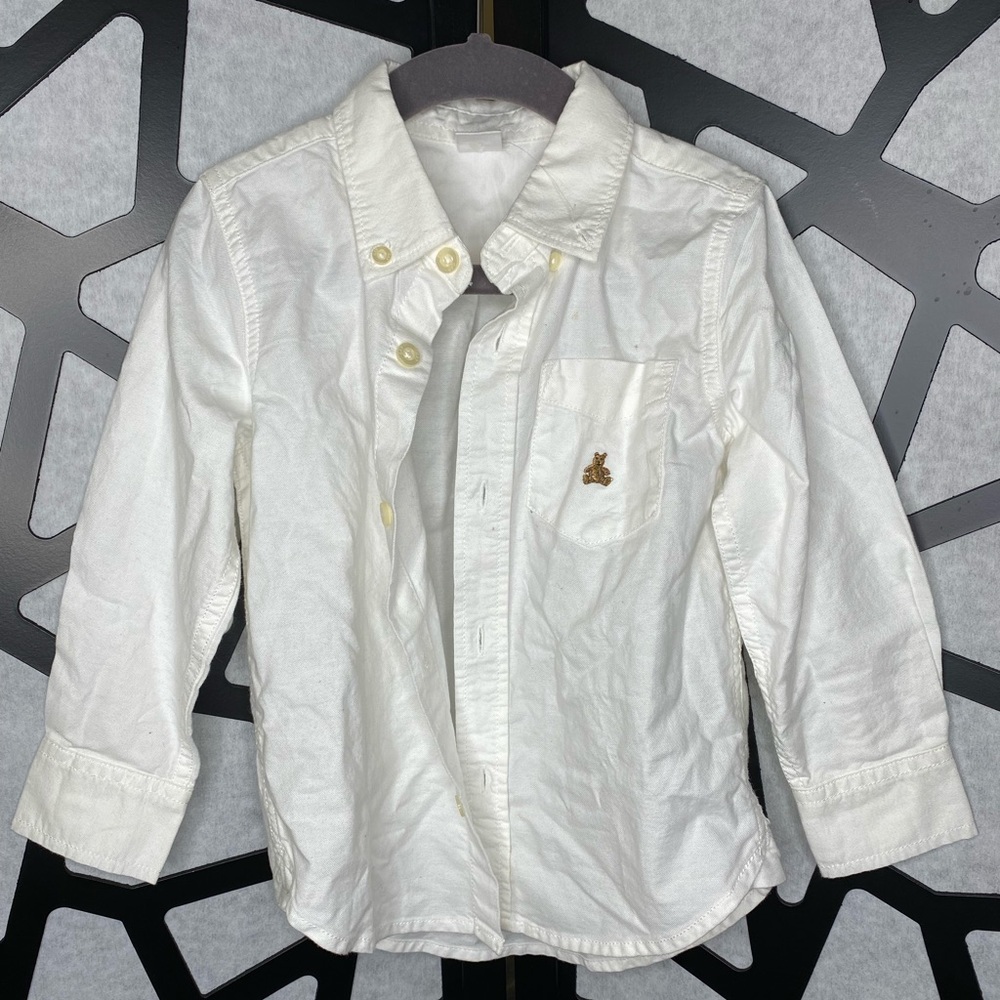 Gap white button down 3y